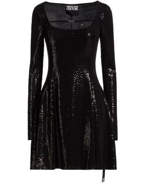 Versace Jeans Couture Mini Dress Polyamide, Polyester, Elastane - Black