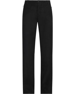 Richmond X Pants Linen - Black