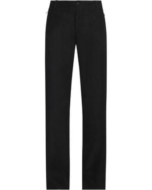 Richmond X Trousers Linen - Black