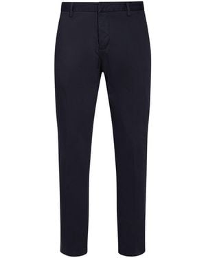 Entre Amis Trousers Cotton, Elastane - Blue