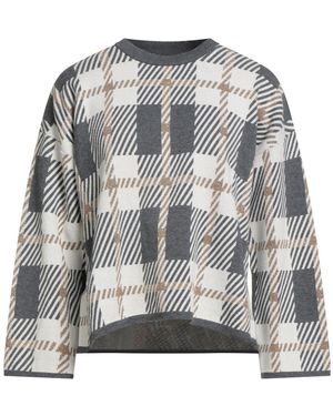 MATEHA Sweater Viscose, Polyester, Metallic Polyester, Polyamide - Gray