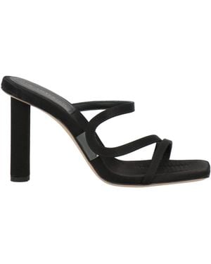 Ilio Smeraldo Sandals Textile Fibers - Black