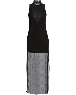 Liu Jo Maxi Dress Polyester, Elastane - Black