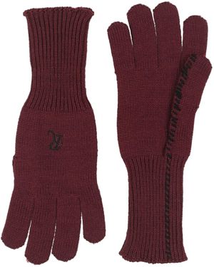 Raf Simons Gloves Wool - Purple