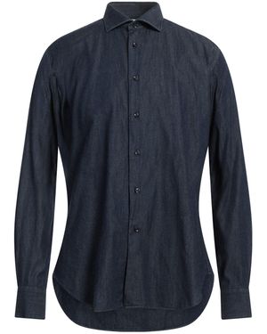 920 ITALIAN STYLE Denim Shirt Cotton - Blue