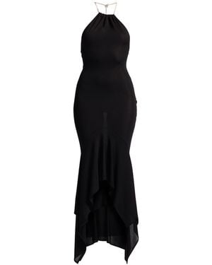 Alexandre Vauthier Maxi Dress Viscose, Polyamide - Black