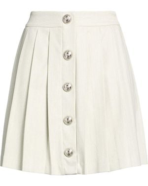 W Les Femmes By Babylon Mini Skirt Polyamide, Viscose, Elastane - Natural