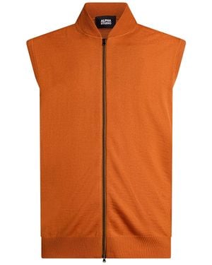 Alpha Studio Strickjacke - Orange