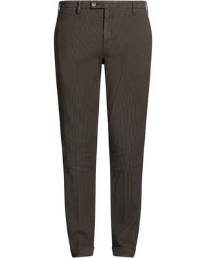 Michael Coal Trousers Cotton, Linen, Elastane - Grey