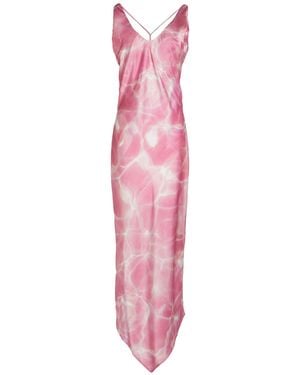 Amen Maxi Dress Polyester, Elastane - Pink