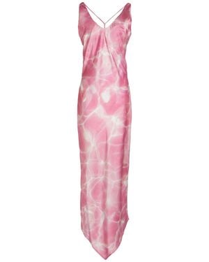 Amen Maxi Dress Polyester, Elastane - Pink