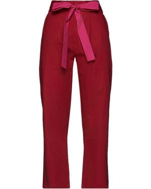Rose' A Pois Pants - Red