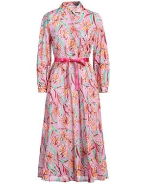 iBlues Midi Dress Cotton - Red