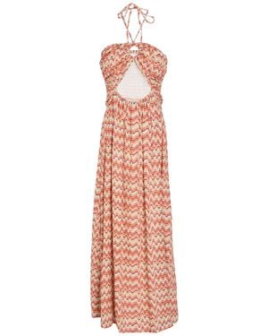 Faithfull the Brand Maxi Dress Linen - Pink