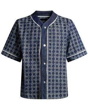 Amiri Camisa Vaquera - Azul