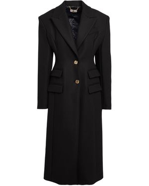 ELISABETTA FRANCHI ブラックロングコート ELISABETTA FRANCHI(エリザベッタ フランキ) コート(レディース