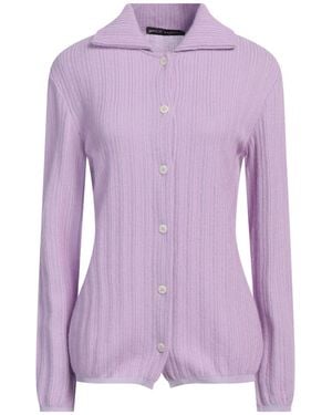 Marco Rambaldi Lilac Cardigan Viscose, Nylon, Mohair Wool, Merino Wool - Purple