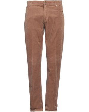 Kiton Trousers Cotton, Cashmere, Elastane - Brown