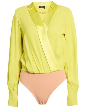 Elisabetta Franchi Bodysuits - Yellow