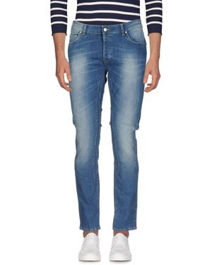 Daniele Alessandrini Jeans Cotton, Elastane - Blue