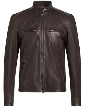 Stewart Jacket Leather - Black