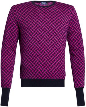 Drumohr Fuchsia Sweater Cashmere - Purple