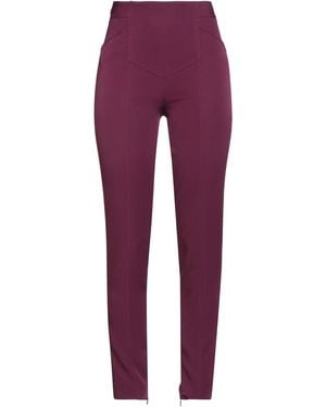 SIMONA CORSELLINI Pants Polyester, Elastane - Purple