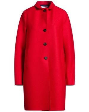 Harris Wharf London Coat Virgin Wool - Red