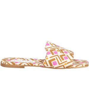 SKILLS & GENES Sandals Textile Fibers - Pink