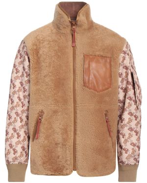 COACH Shearling & Teddy - Marrone