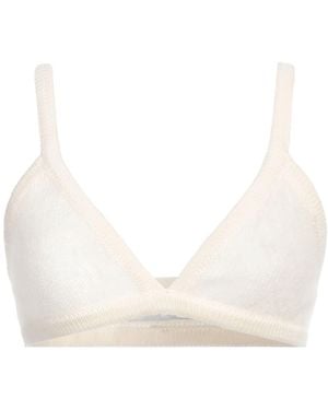 MVP WARDROBE Cream Top Merino Wool, Superkid Mohair, Polyamide - Natural
