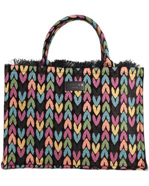 Sorena Handbag Textile Fibers - Black