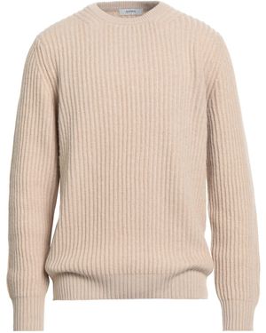 Alpha Studio Jumper Wool, Viscose, Polyamide, Textile Fibres - Natural