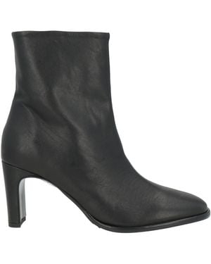 Bianca Di Ankle Boots Leather - Black