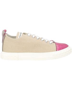 Giuseppe Zanotti Sneakers Textile Fibers, Leather - Pink