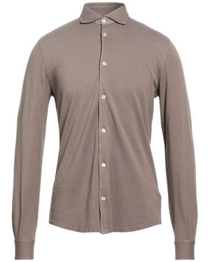 Fedeli Shirt Cotton - Brown