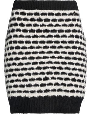 Dixie Mini Skirt Acrylic, Polyamide, Wool, Viscose - Black