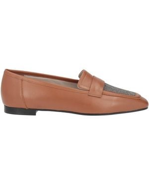 Fabiana Filippi Loafers Leather - Brown