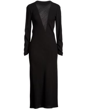 Crida Milano Midi Dress Wool - Black