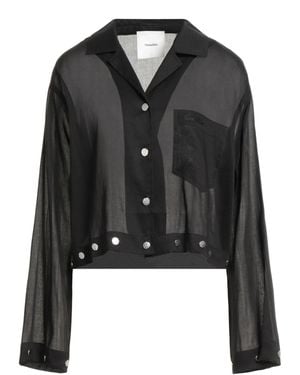 Nanushka Shirt Cupro, Cotton, Zinc - Black