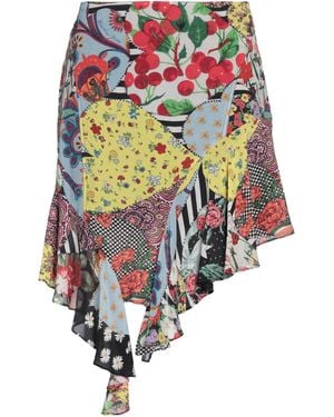 Moschino Mini Skirt Viscose - White