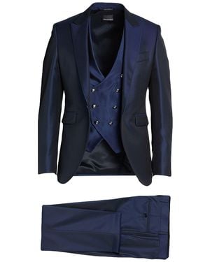 Carlo Pignatelli Suit Acetate, Wool - Blue