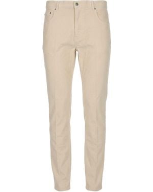 Dondup Ivory Pants Cotton, Lyocell, Elastane - Natural