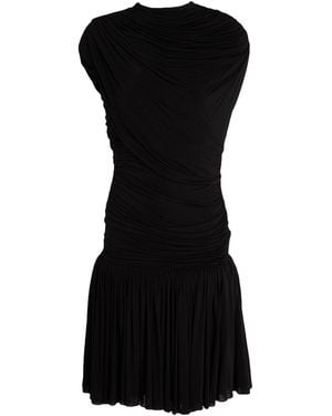 Magda Butrym Mini Dress Cupro, Elastane - Black