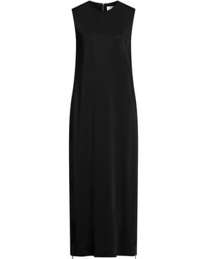 Jil Sander Maxi Dress Viscose, Elastane - Black