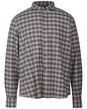 Finamore 1925 Shirt Cotton - Gray