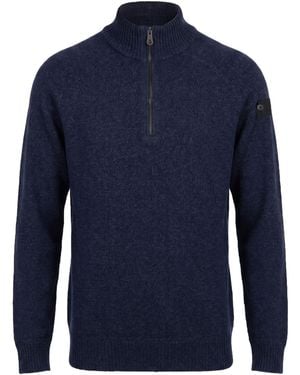Peuterey Turtleneck Wool, Polyamide - Blue