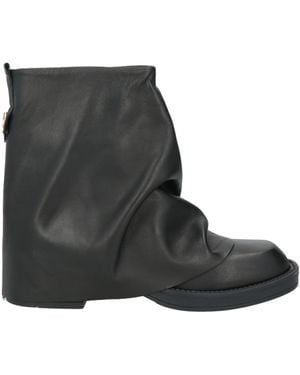 Ovyè Ankle Boots Leather - Black