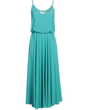 iBlues Midi Dress Acetate, Silk - Blue