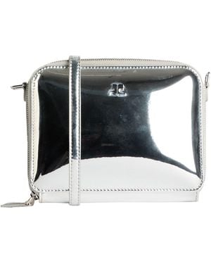 Courreges Cross-Body Bag Polyurethane, Polyester, Brass - White